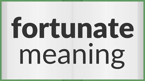 fortunately meaning in tagalog